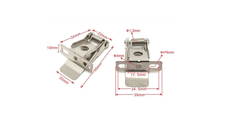 Heavy Duty Metal Spring Clips for Recessed LED Panel & Downlight Mounting - Thumbnail 4