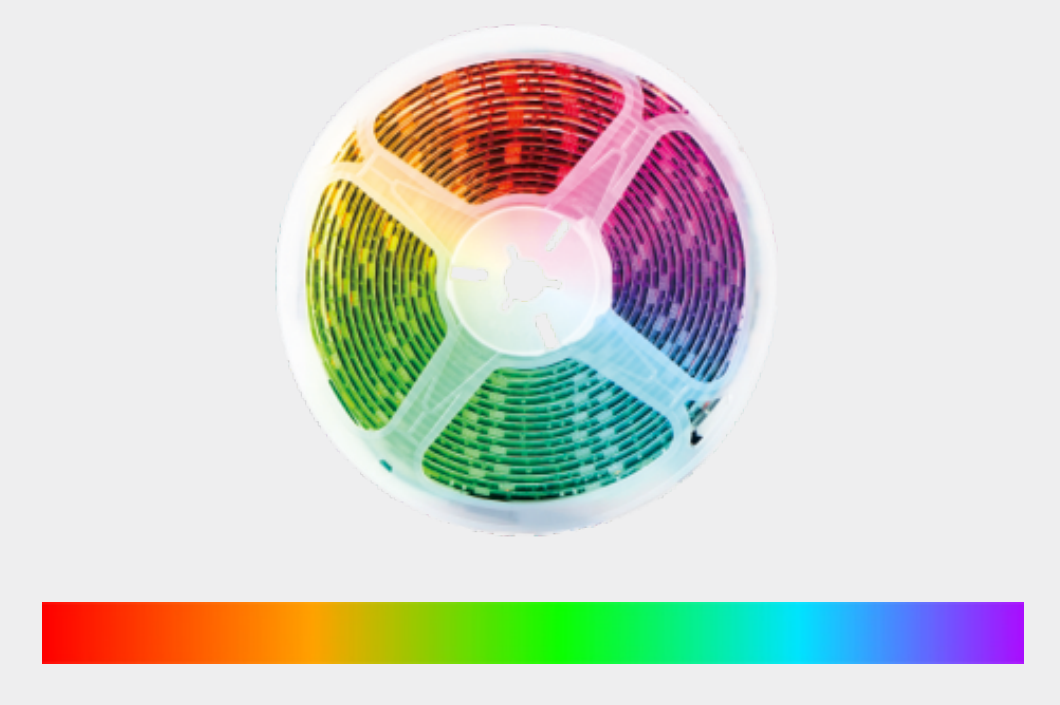 12V 24V 5050 RGB Black PCB Epoxy Glue Flexible LED Tuya Strip Light app control  - Thumbnail 2