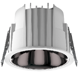 TC-XF 204 Series   Multi-Eye Recessed LED Downlight with Deep Anti-Glare Dark Reflecto - Thumbnail 2