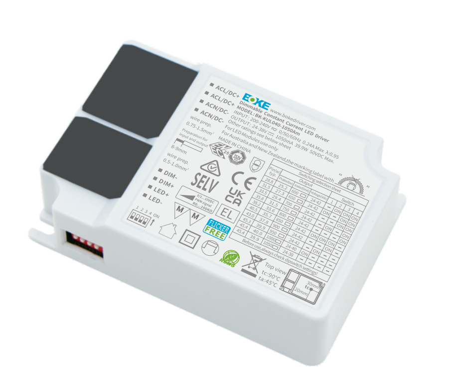 BOKE Dimmable LED driver BK-KULXXX-XXXXAm series