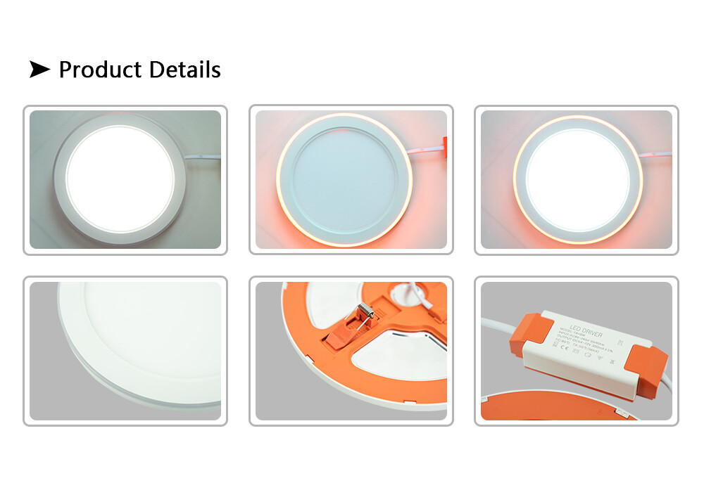 Super slim led downlight with Decorative circle light - Thumbnail 3
