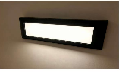 Modern Recessed LED Step Light - IP65 Waterproof Rectangular Wall Sconce