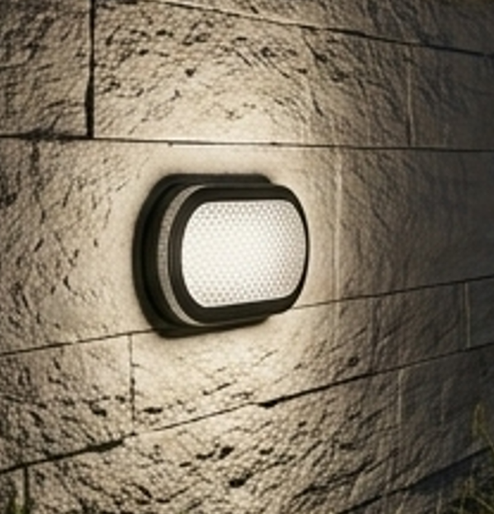 Modern Oval LED Step Light - Waterproof Bulkhead Wall Sconce - Thumbnail 4