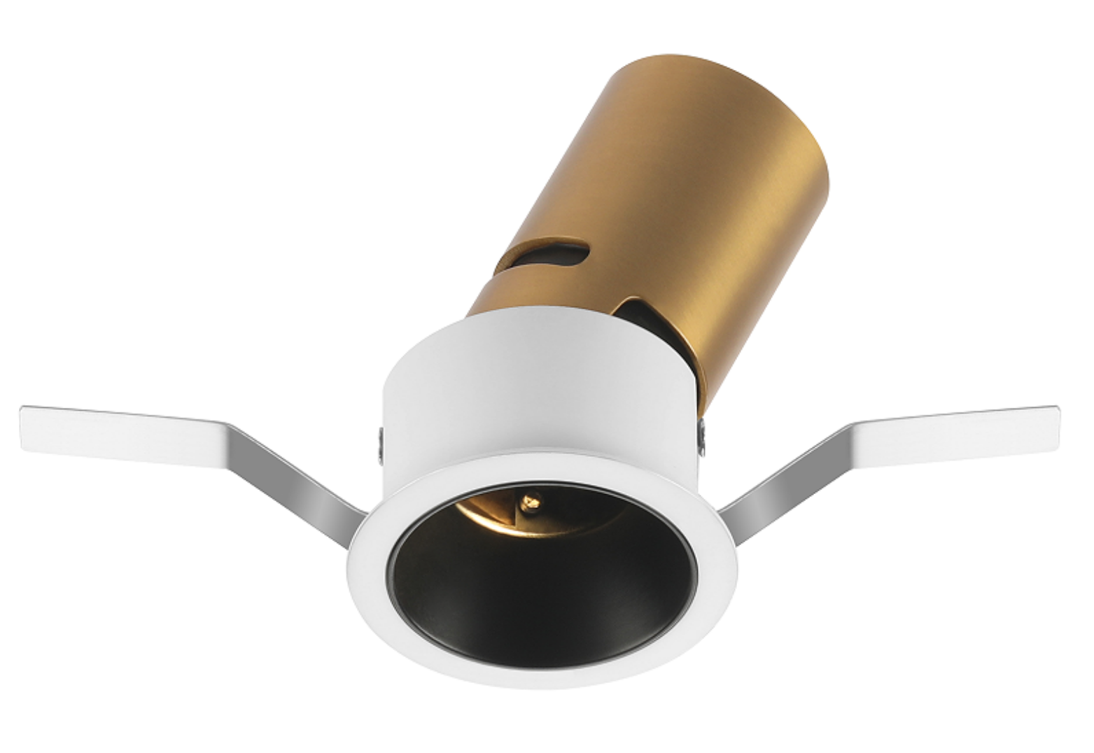 L- Series Adjustable Recessed LED Spotlight - Anti-Glare Deep Baffle Directional Downlight
