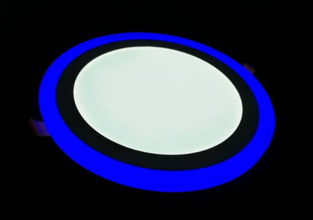 Mould 2in1 Panel Light Round and square dual-color LED panel