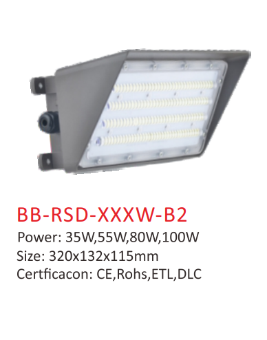 Commercial Outdoor LED Wall Pack Light - Thumbnail 2