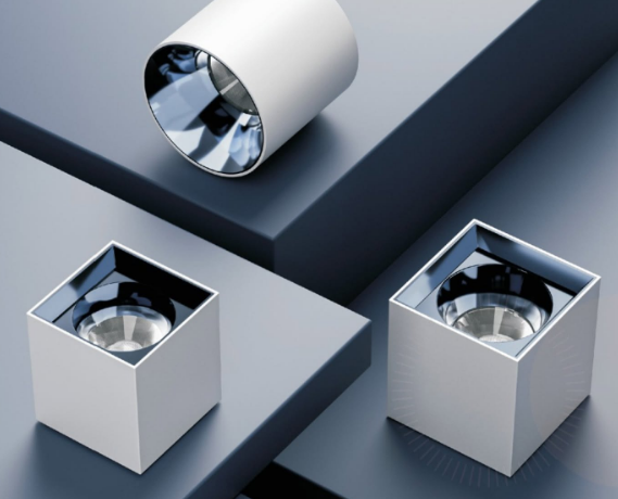 Modern Square and Round Surface Mounted LED Downlight