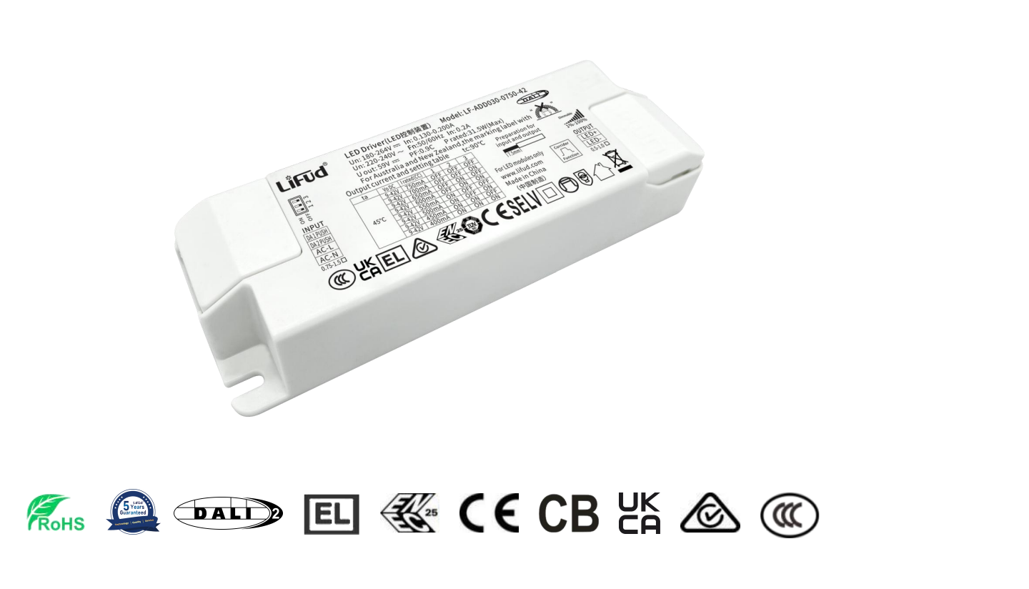 DALI OR PUSH dimmable constant current LED driver LF-ADDXXX series