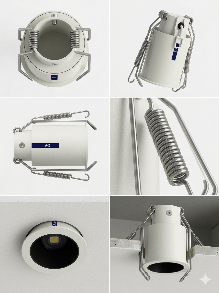 TC-XF Mini Series Deep Anti-Glare Recessed LED Downlight Frameless small spotlight - Thumbnail 6