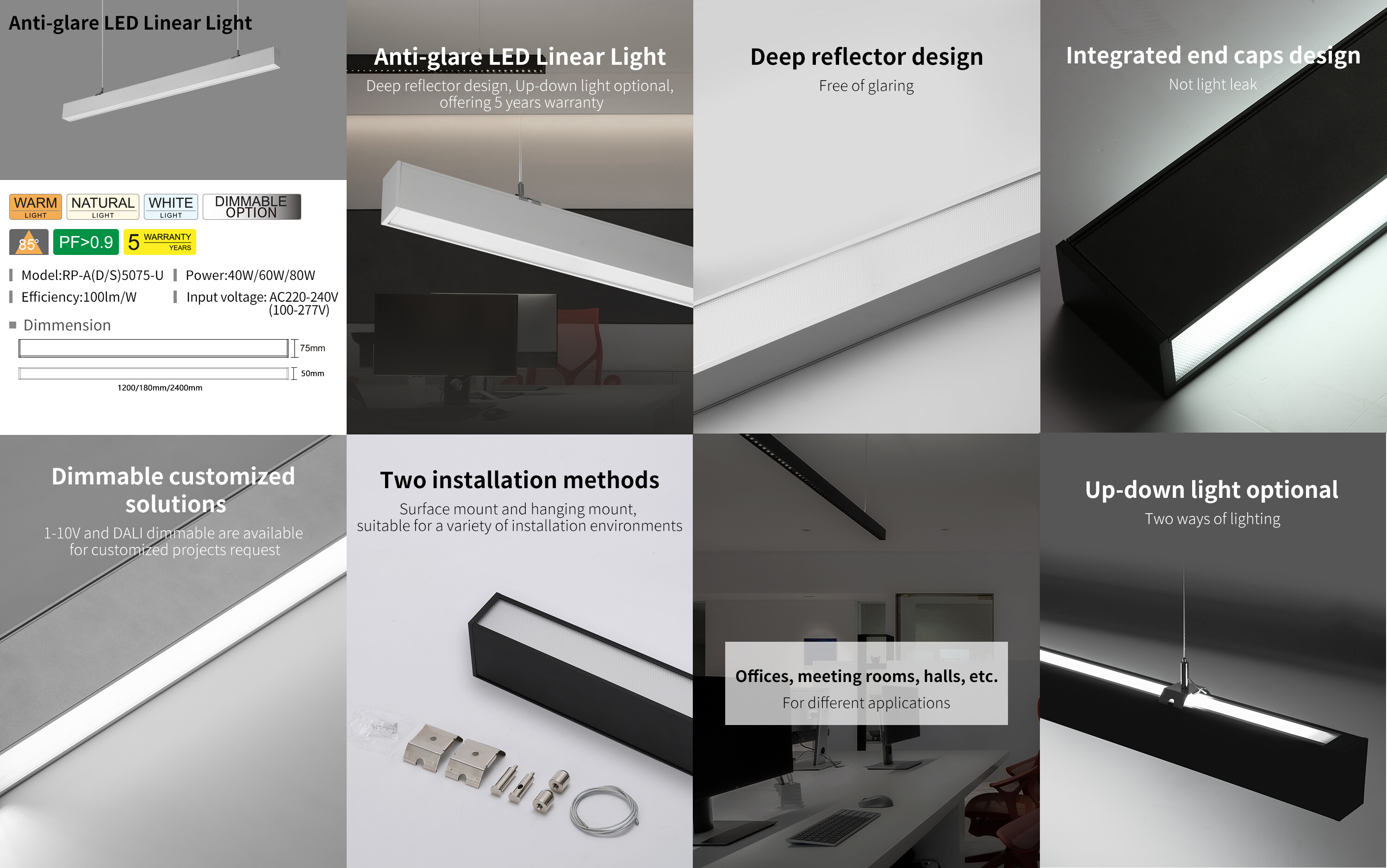 LED Linear light A series - Thumbnail 3
