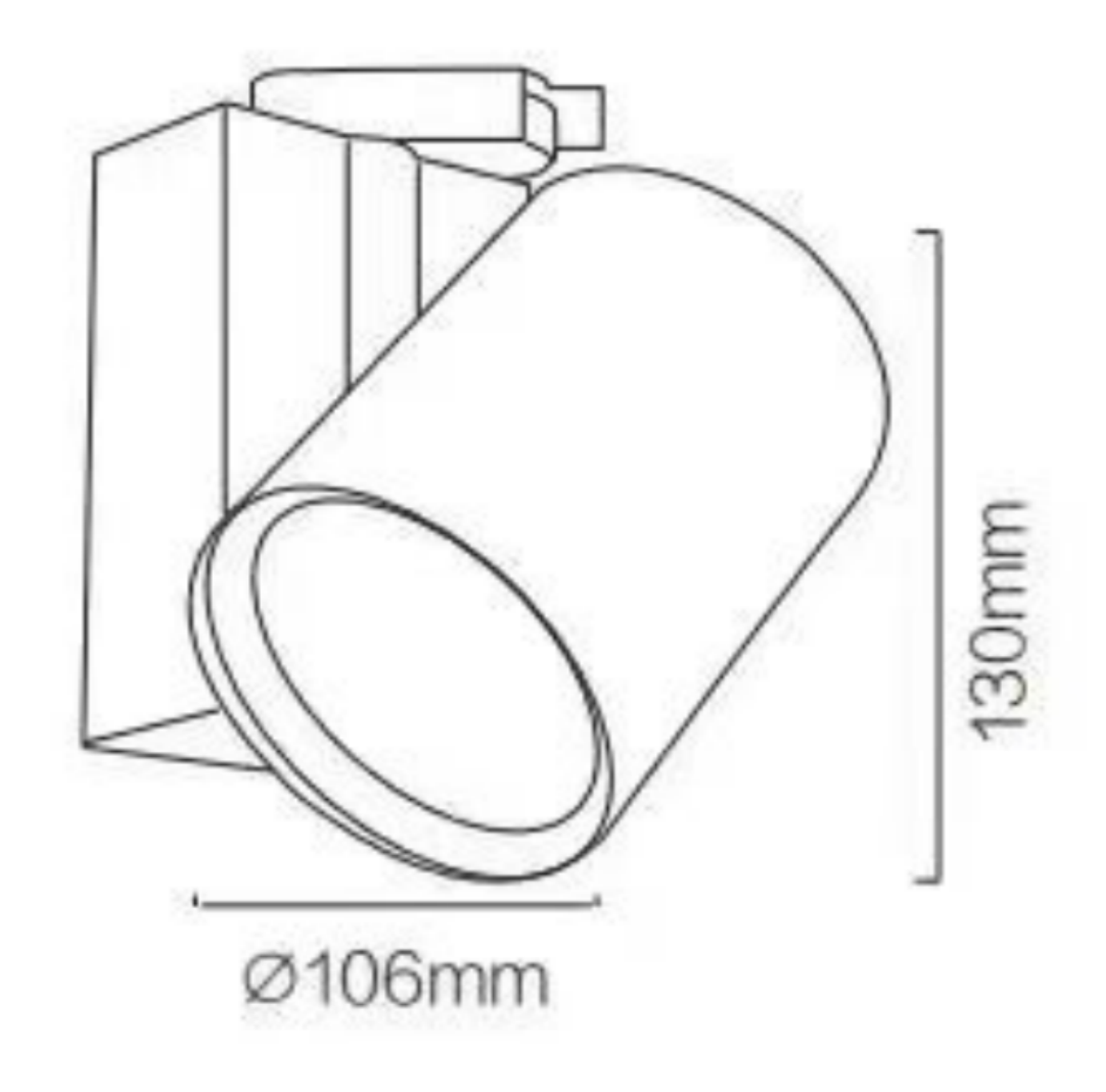Architectural lighting LED Track Light White COB Spotlight Anti-Glare Accent Lighting - Thumbnail 6