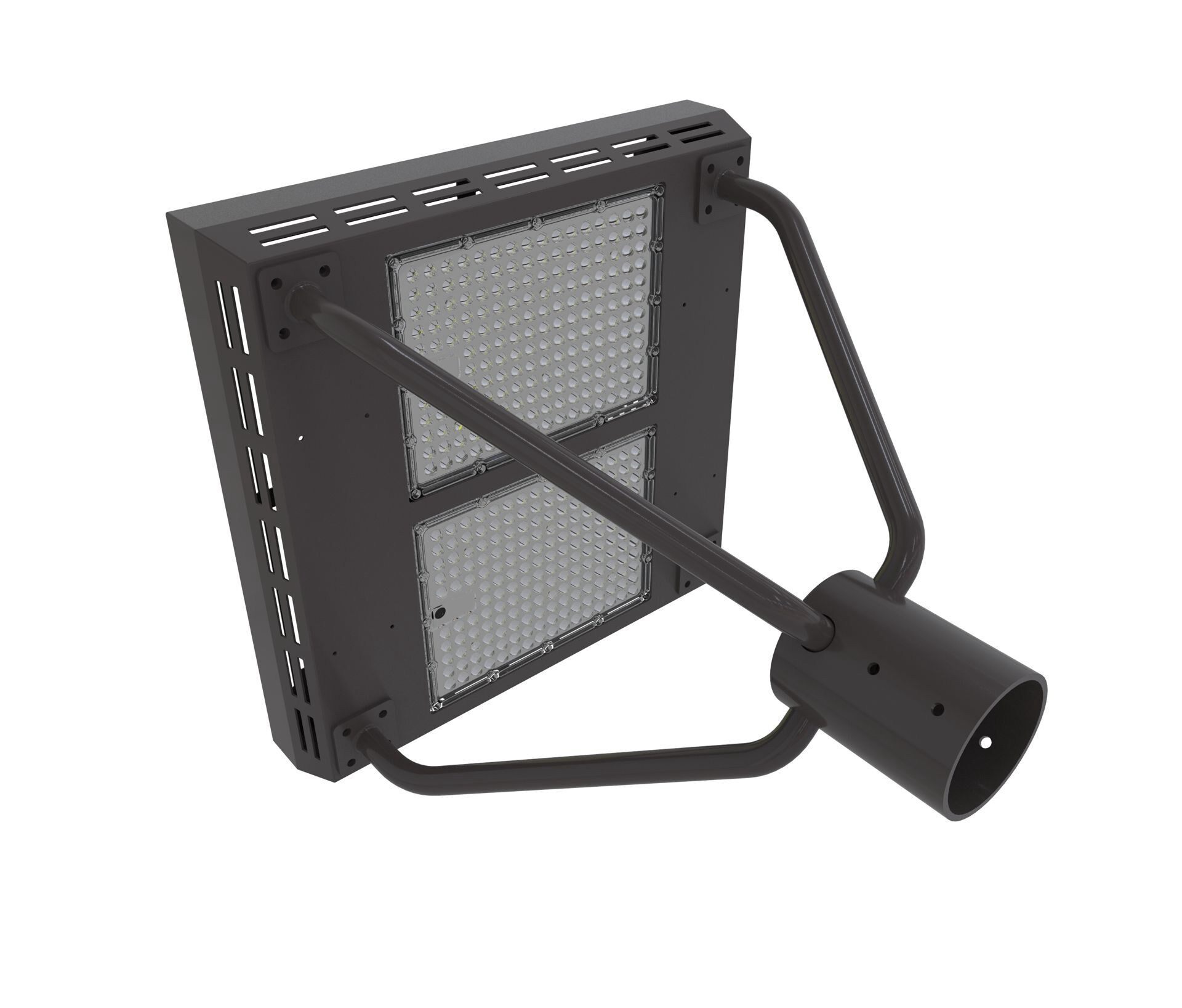 Commercial LED Post Top Light, 100W/150W Square UFO Area Light, IP65 - Thumbnail 2