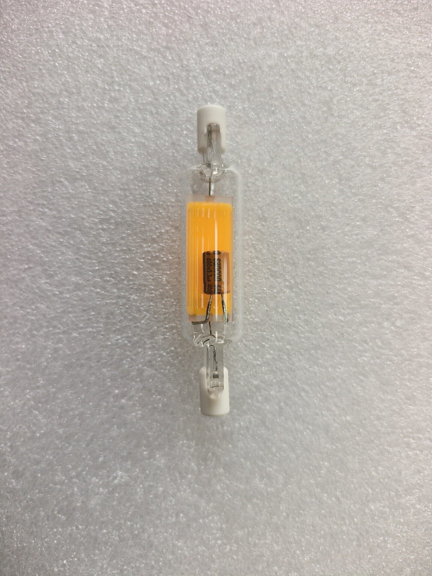 R7S COB LED Glass Tube Light Bulb | J-Type Double-Ended Halogen Replacement 