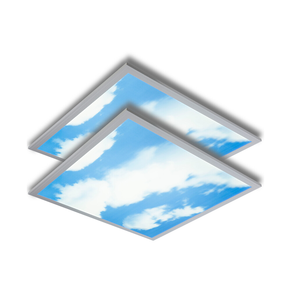 Sky Scene Blue Sky and Clouds Integrated LED Ceiling Panel Light 40W - Thumbnail 4