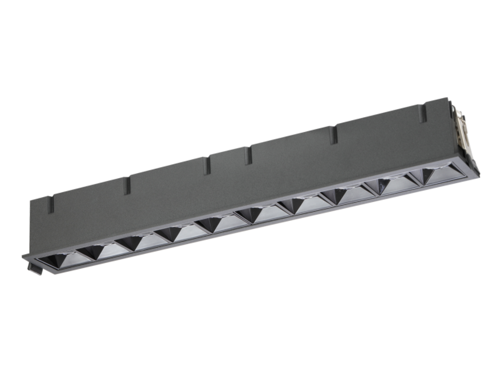 TC-XFX-048 Recessed Black inear Grille Spotlight LED Multi-Dot Matrix Architectural Downlight - Thumbnail 2