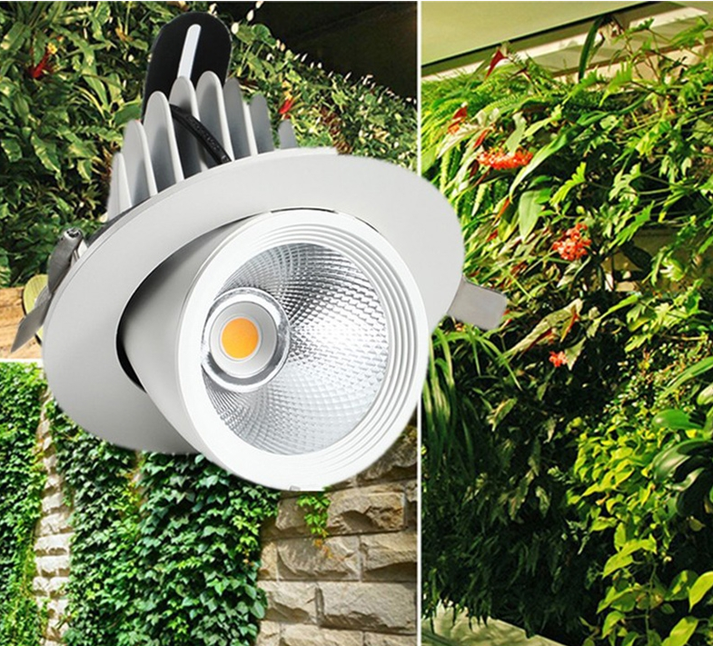 TC-XFQM   Recessed Scooping Gimbal LED Spotlight with Trim  - Thumbnail 2