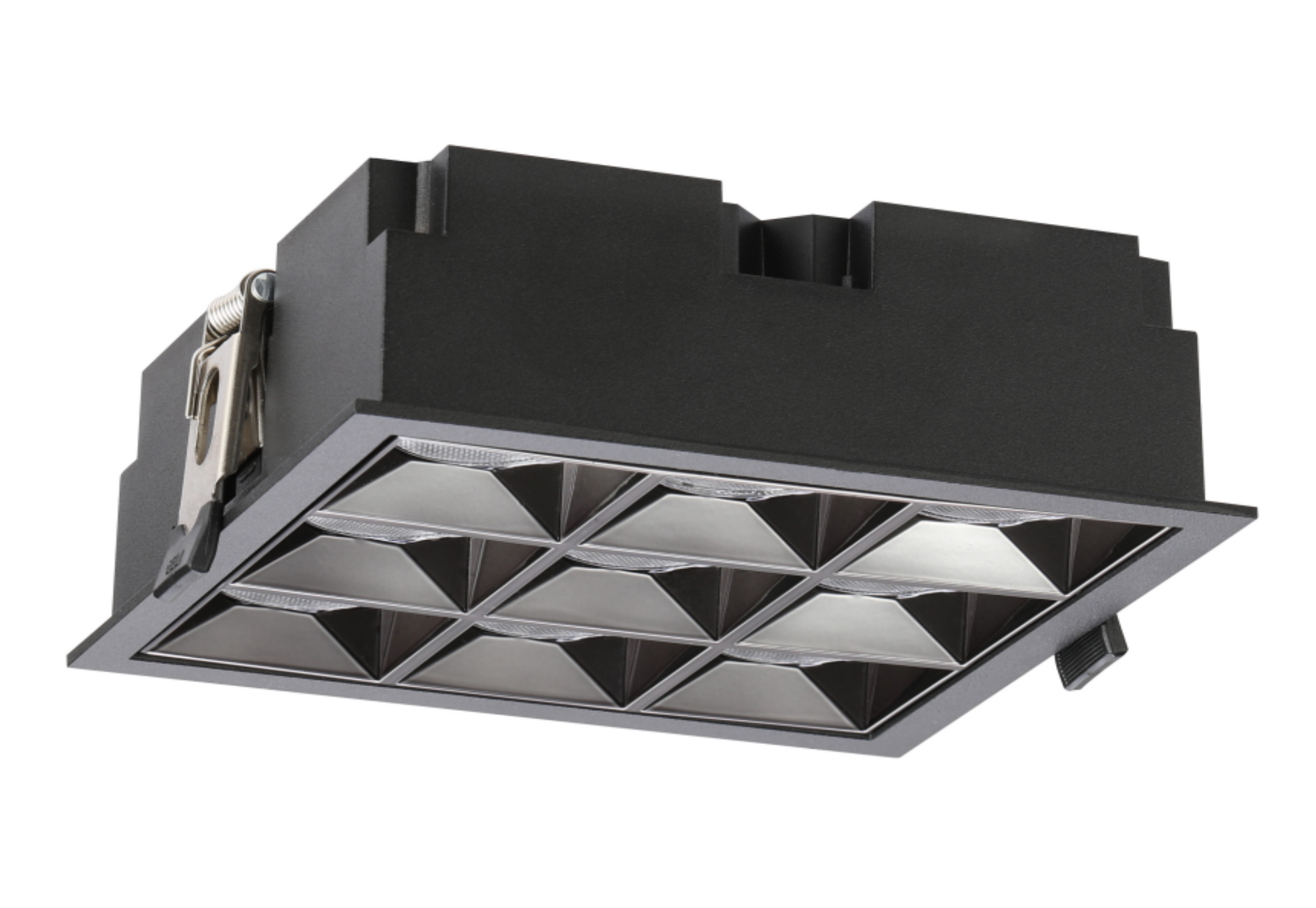 TC-XFX-048 Recessed Black inear Grille Spotlight LED Multi-Dot Matrix Architectural Downlight - Thumbnail 6
