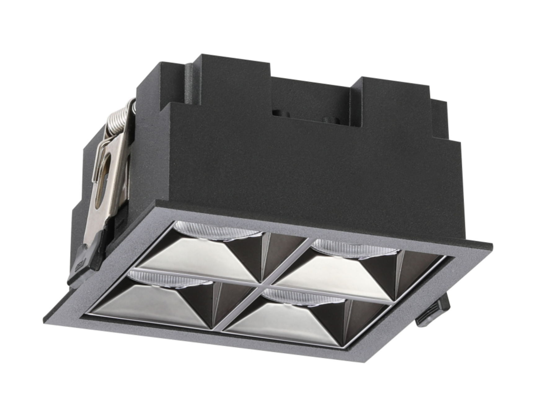 TC-XFX-048 Recessed Black inear Grille Spotlight LED Multi-Dot Matrix Architectural Downlight