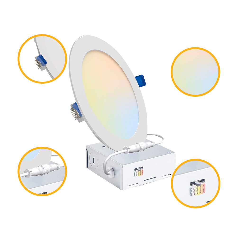 Recessed super slim 5CCT LED panel Light Downlight  - Thumbnail 2
