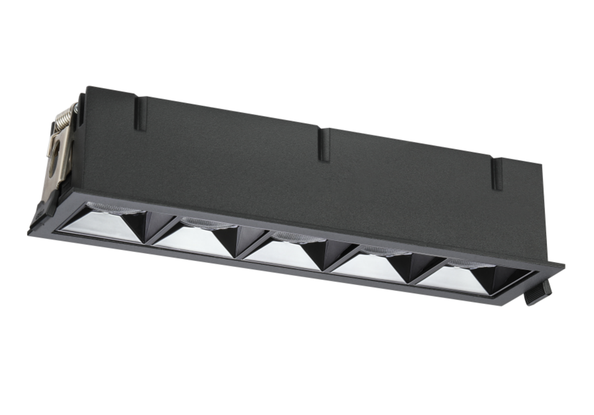 TC-XFX-048 Recessed Black inear Grille Spotlight LED Multi-Dot Matrix Architectural Downlight - Thumbnail 3
