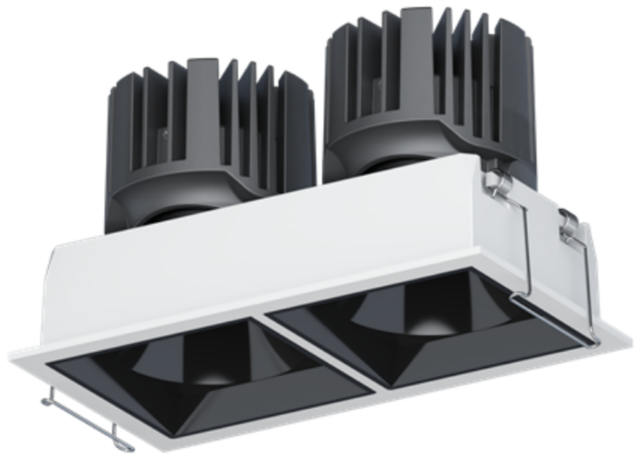 G Series Square Recessed Deep Anti-Glare LED Downlight - Thumbnail 3