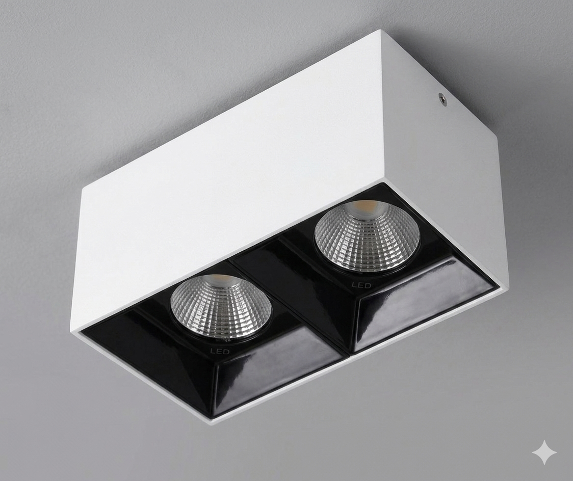TC-XF302 Modern Minimalist Double-Head Surface Mounted LED Spotlight