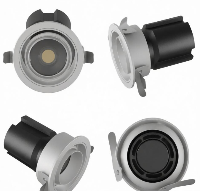 Recessed Adjustable Anti-Glare COB Bullseye Spotlight - Thumbnail 3
