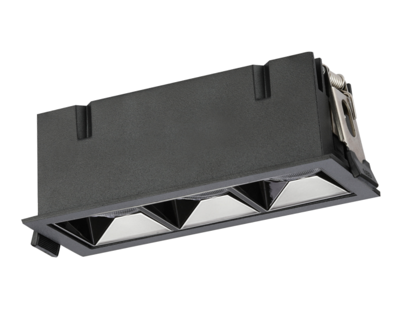 TC-XFX-048 Recessed Black inear Grille Spotlight LED Multi-Dot Matrix Architectural Downlight - Image 1