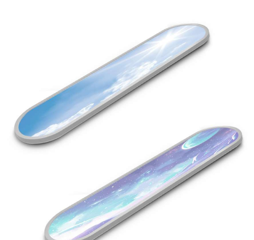 Modern Oval LED ceeling panel - Ultra Slim Ceiling Light Color print