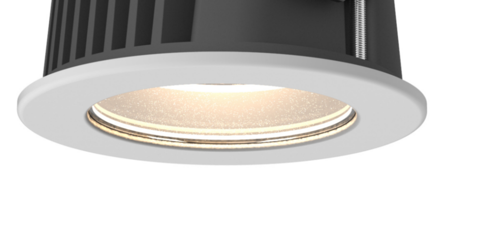 TC-XF207  Recessed LED Downlight with Frosted Diffuser and Screw Clamp Mechanism - Thumbnail 2