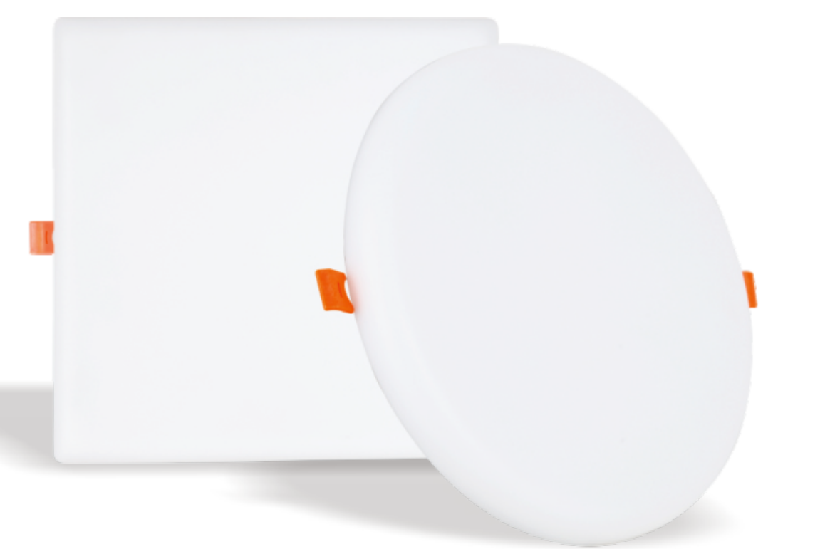 Frameless Recessed LED Panel Light, Borderless Slim Round and Square Ceiling Downlight,
