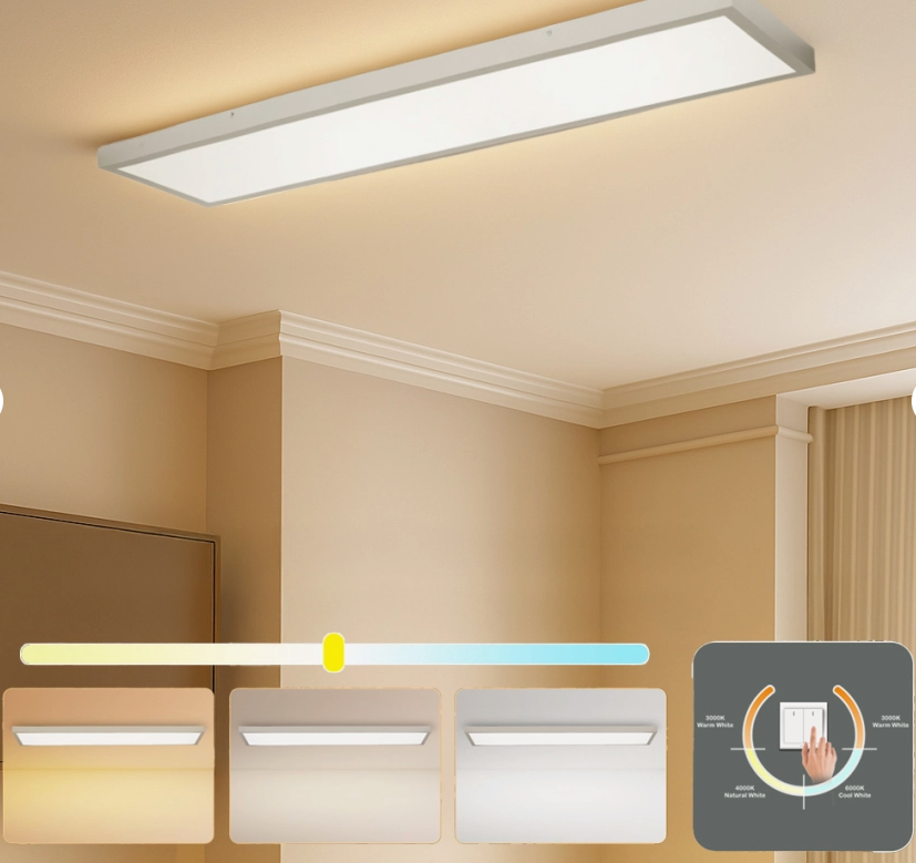 Modern Ultra-Thin Rectangular Surface Mounted LED Panel Light - Thumbnail 3