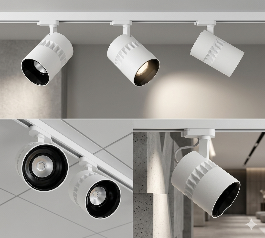 TC-XFM-30010 Modern Cylindrical Surface Mounted LED Downlight with Dual-Tone Reflector - Thumbnail 3