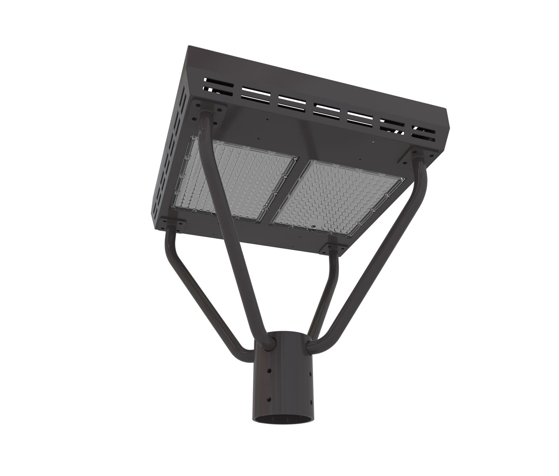 Commercial LED Post Top Light, 100W/150W Square UFO Area Light, IP65 - Thumbnail 3