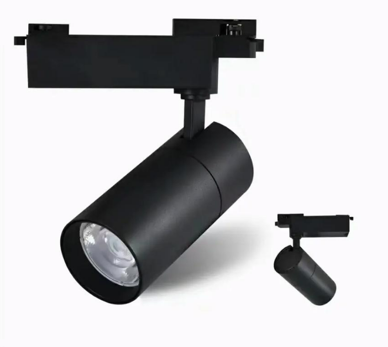 Cylindrical LED Track Spotlight