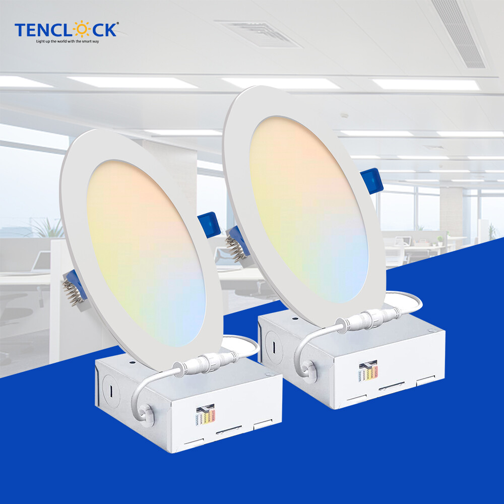 Recessed super slim 5CCT LED panel Light Downlight  - Image 1