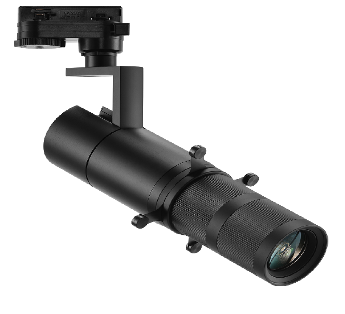 TC-XF6830 LED Track Framing Projector Spotlight, Zoomable Focus Museum Gallery Painting Light 