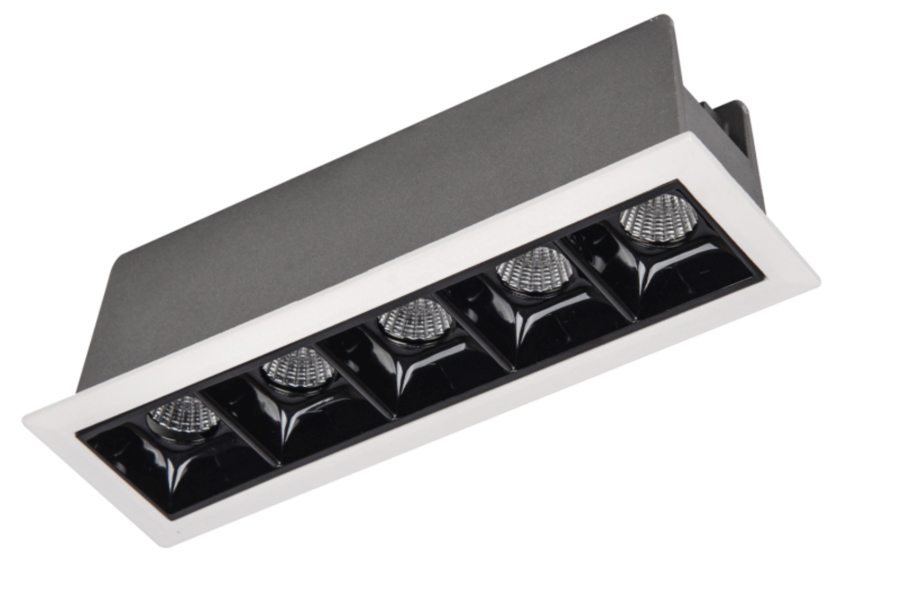 TC-XFX-035A Recessed1,2,5,10, 15-Light Linear LED Spotlight with Trim
