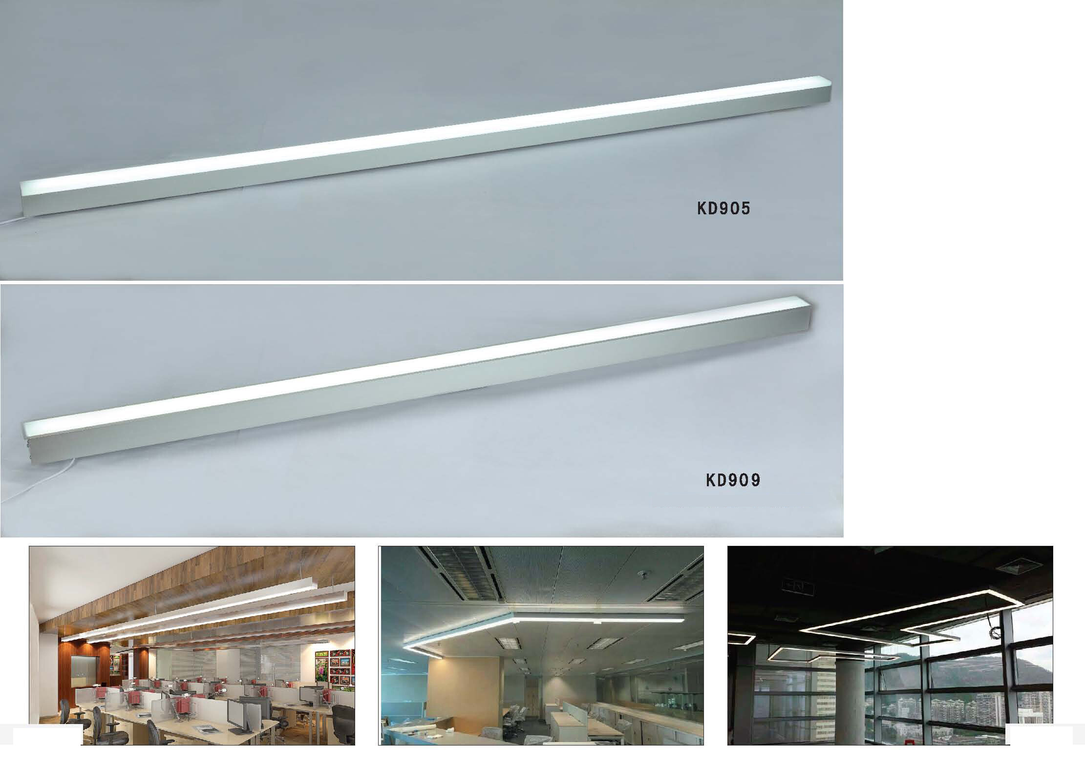 Recessed Aluminum LED Profile Wide Flanged Architectural Linear Lighting Channel with Diffuse