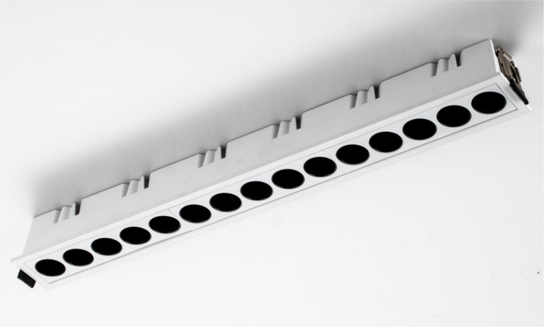 TC-XFX-035 Recessed 10-Light Linear LED Spotlight with Trim - High-Power COB Downlight