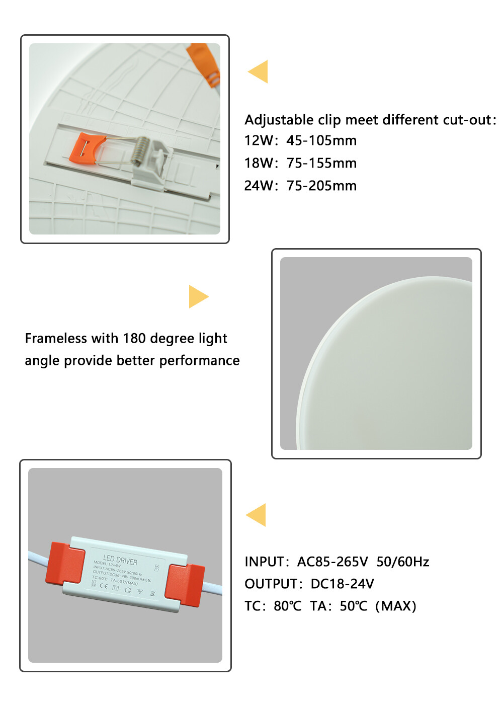 Frameless Super Slim LED DownLight - Thumbnail 4