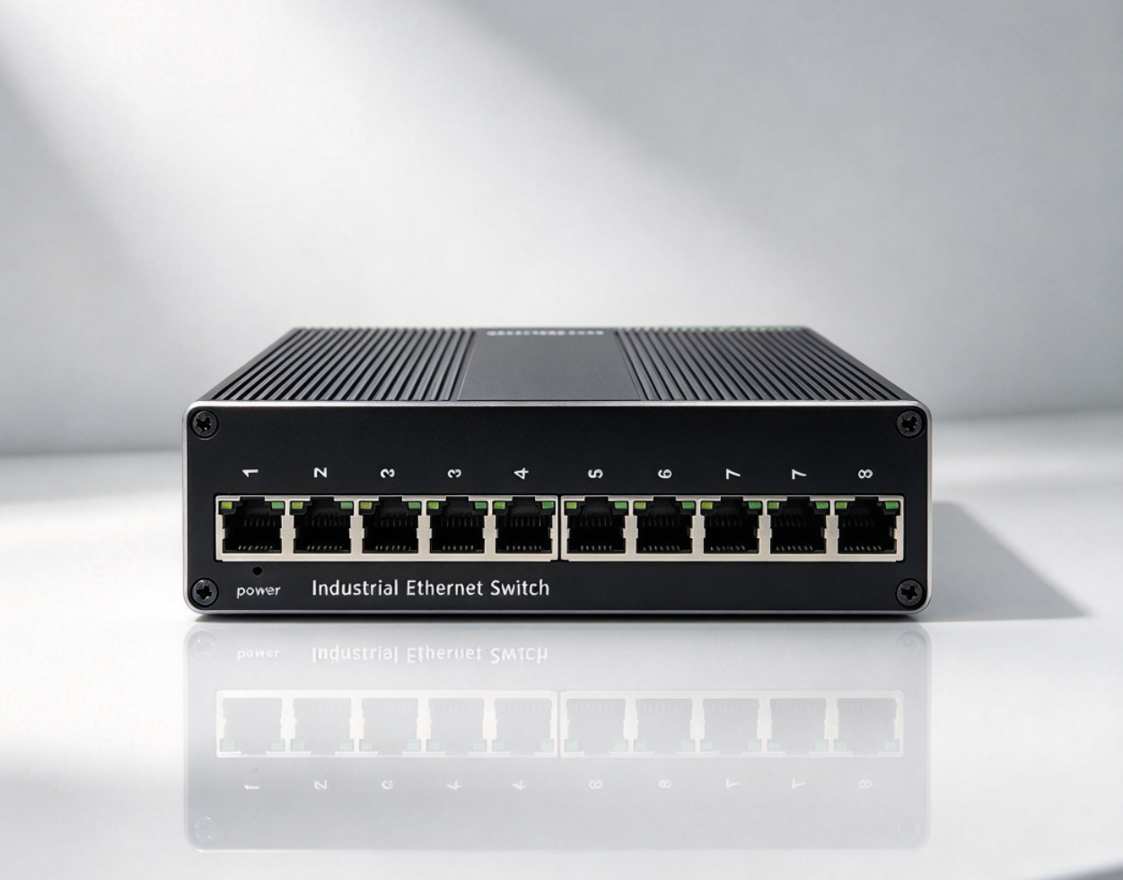 8 Port Industrial Switch 10/100