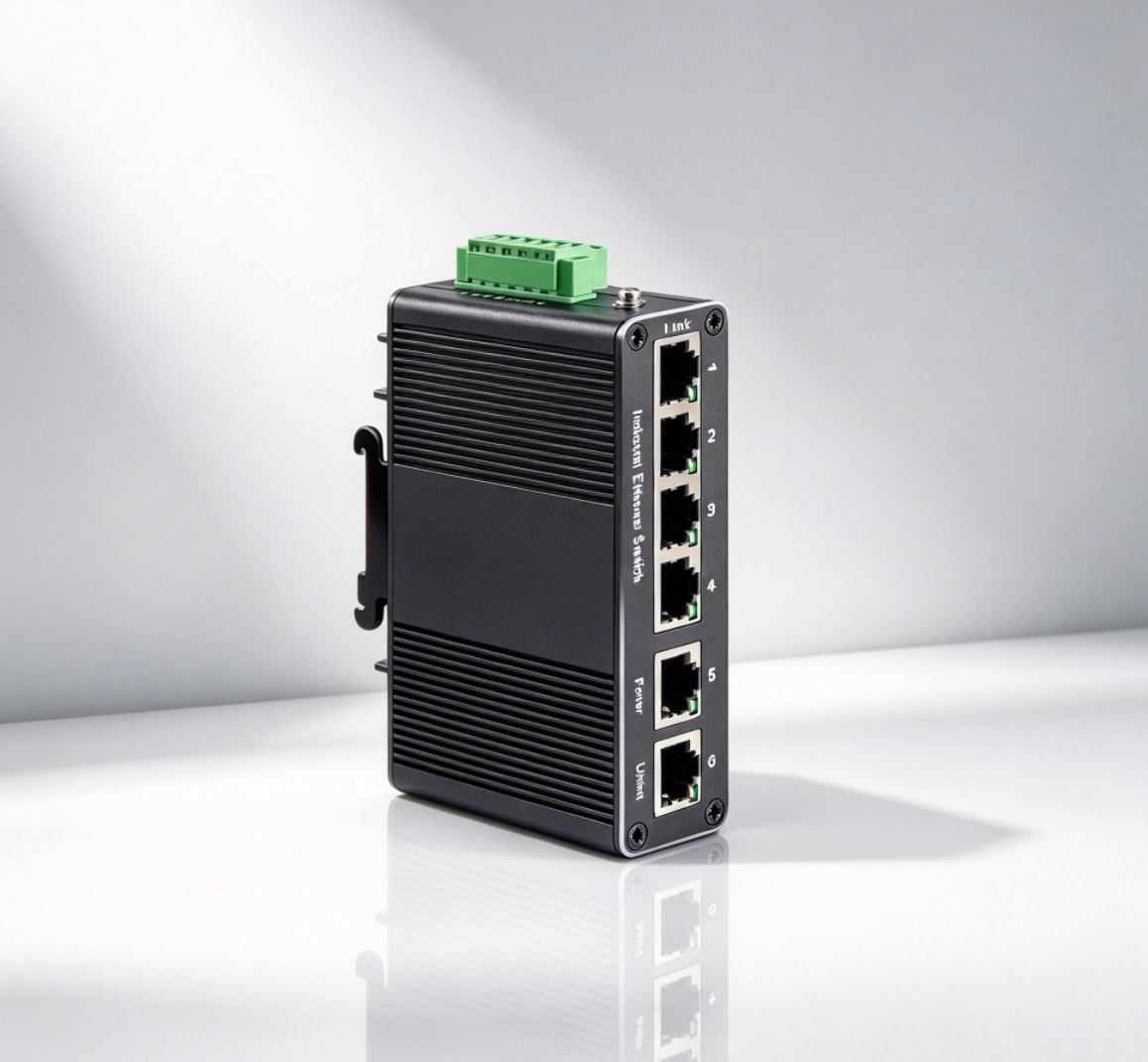 6 Port Industrial Switch 10/100