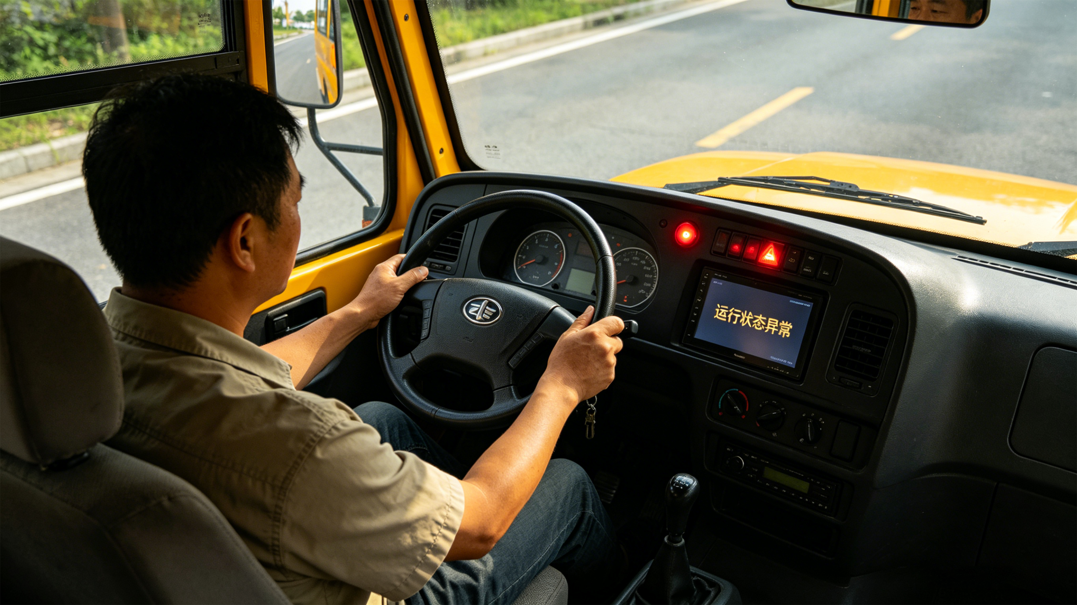 Real-time vehicle status monitoring