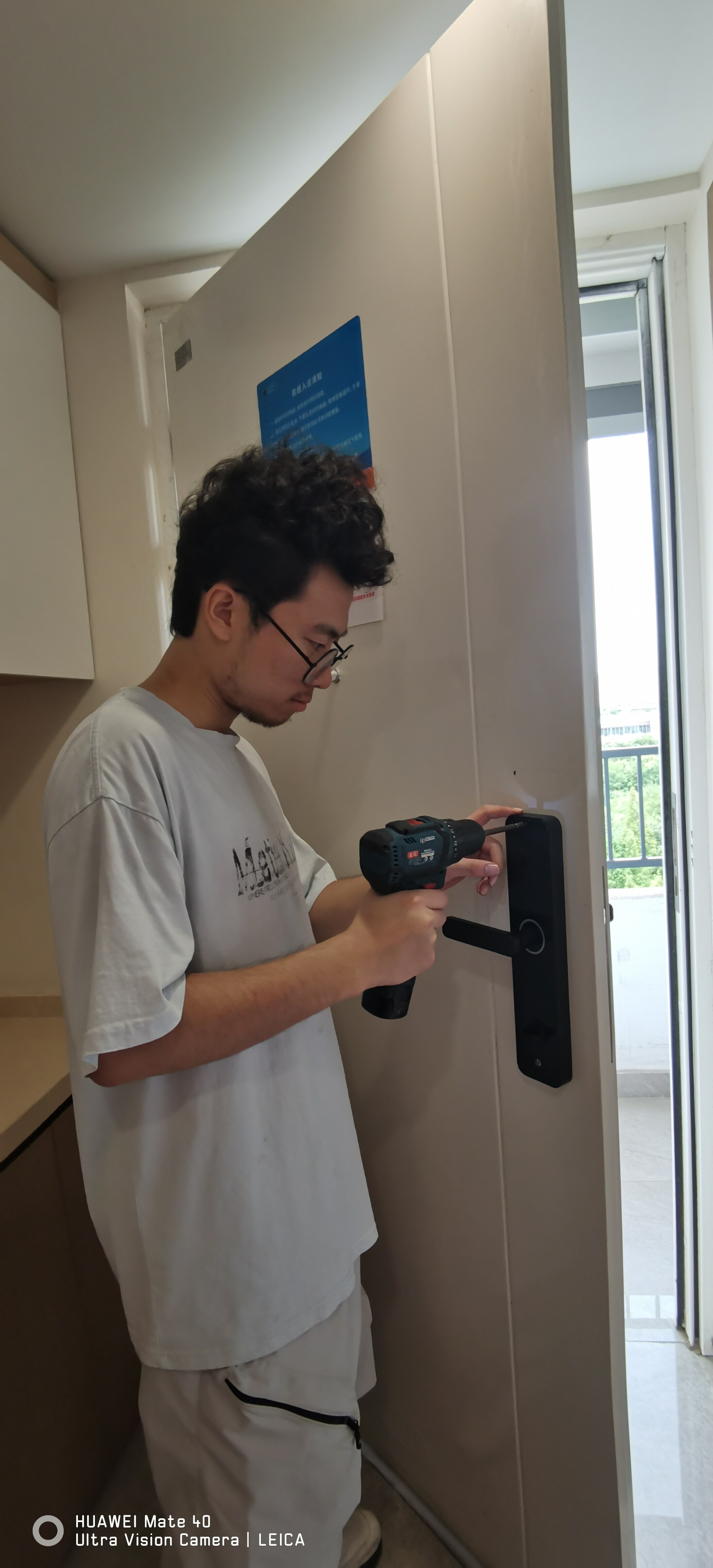 指纹锁安装