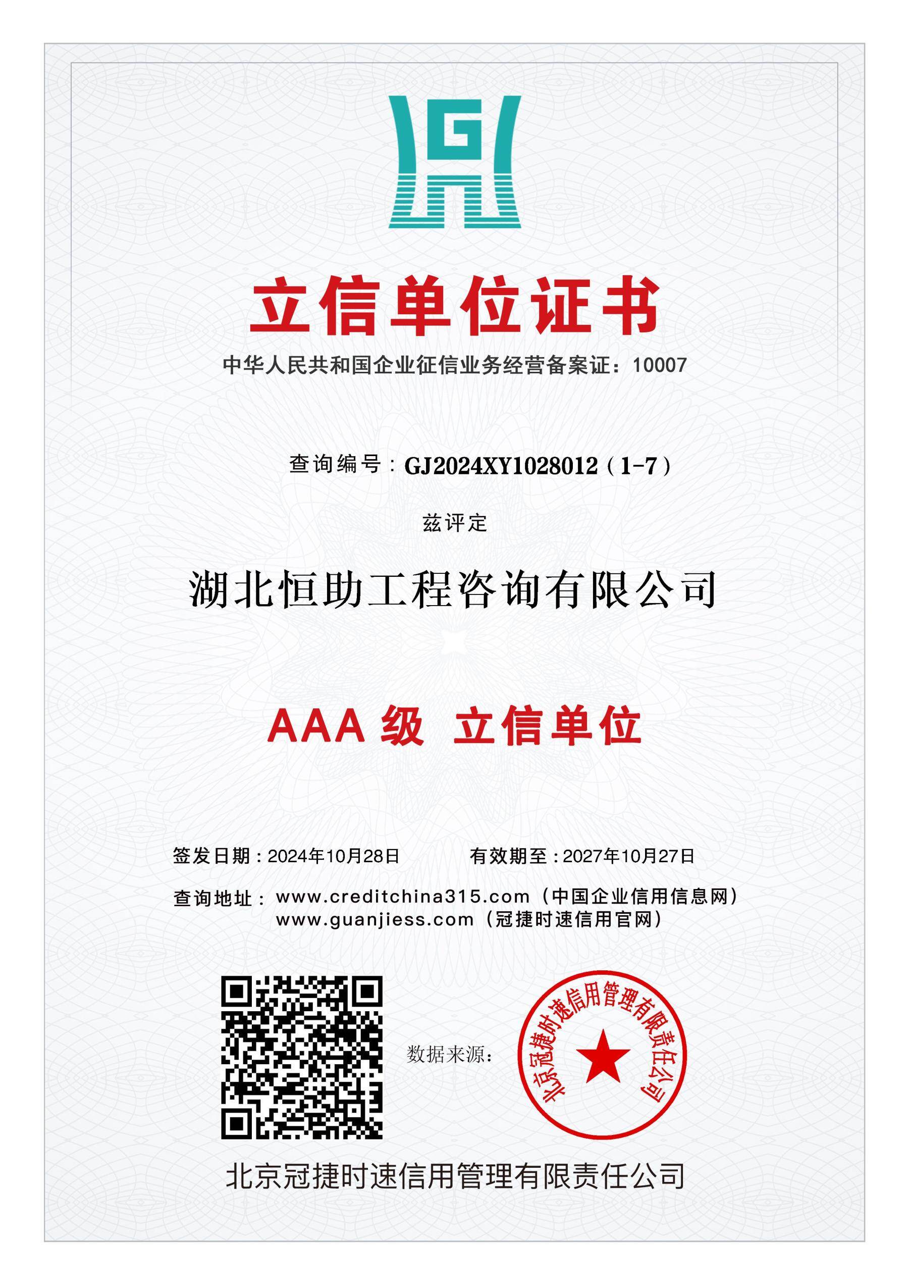 Certified Credible Entity