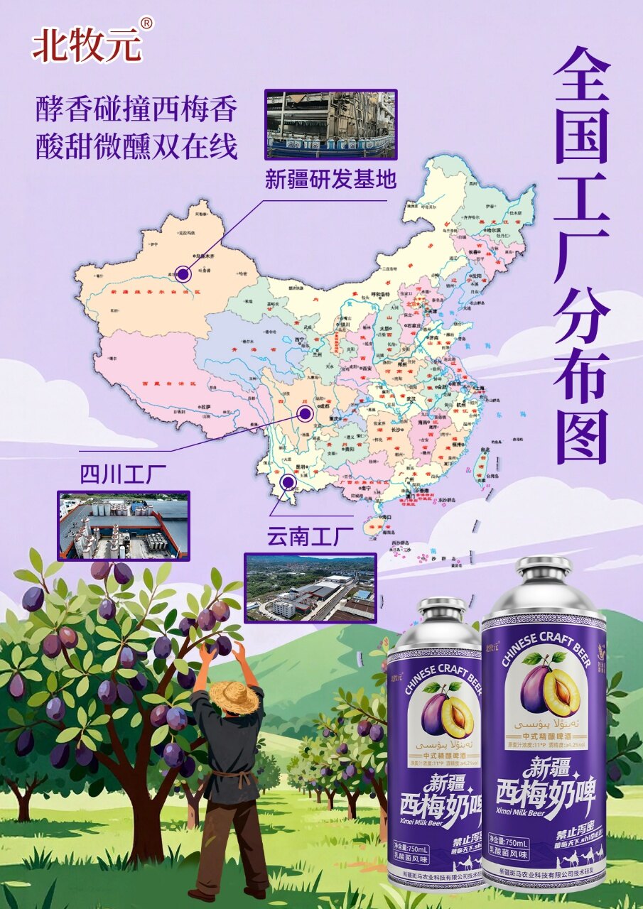 北牧元新疆西梅精酿奶啤 - 图片5