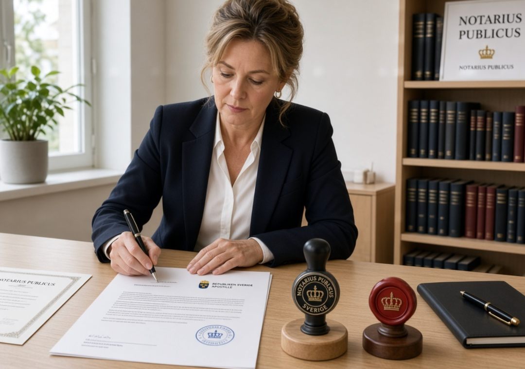 Swedish Notary Public (Notarius Publicus): Qualifications, Requirements, and Responsibilities
