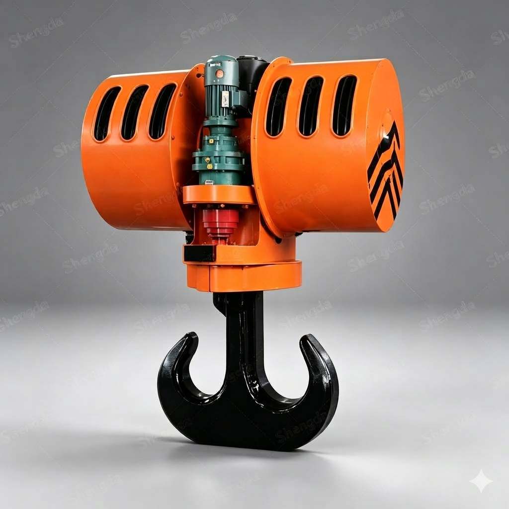 Electric Horizontal Shaft Swivel Hook