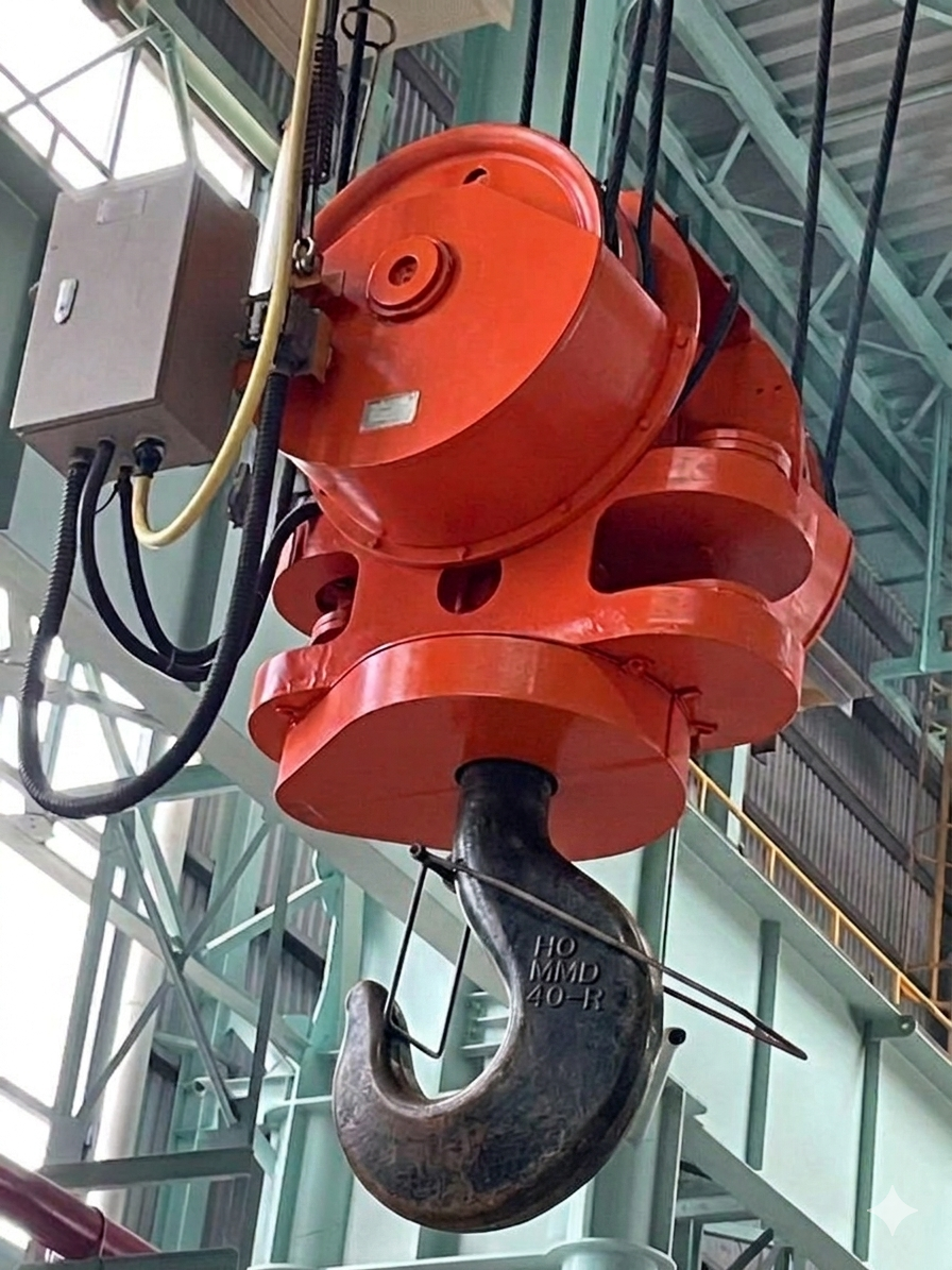 Electric Horizontal Shaft Swivel Hook